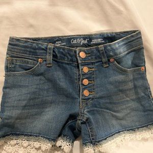 Girls jean short